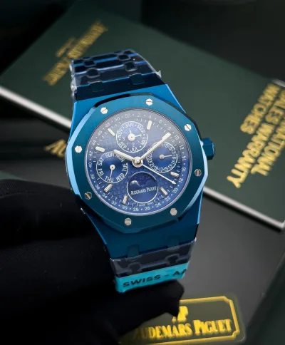 Audemars Piguet Royal Oak 26579 Blue Dial Ceramic Dial Watch in Dubai