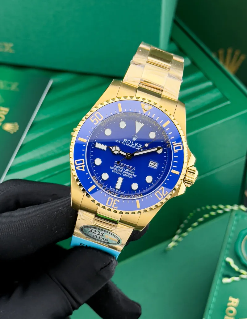 Rolex Deepsea 136668LB 18K Yellow Gold Blue Dial Watch in Dubai